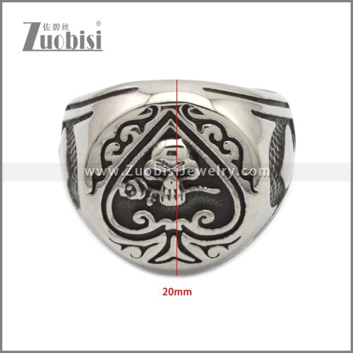 Stainless Steel Ring r008945SA