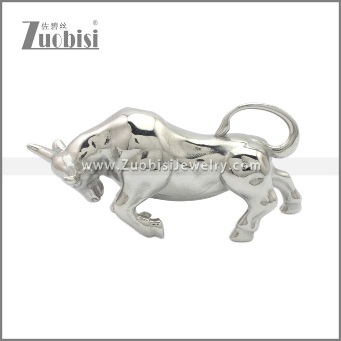 Stainless Steel Solid Cow Ornament a001031S