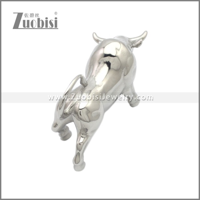 Stainless Steel Solid Cow Ornament a001031S