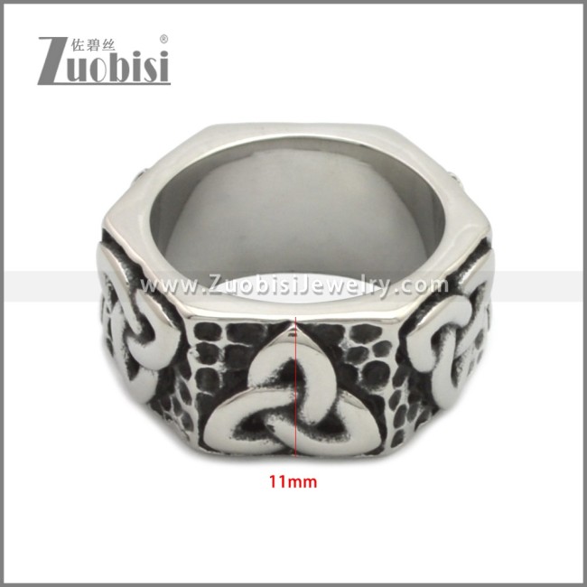 Stainless Steel Ring r008959SH