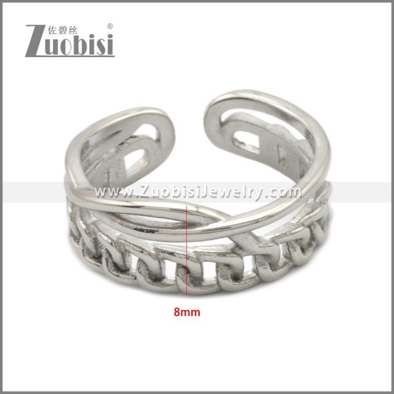 Stainless Steel Ring r008981S