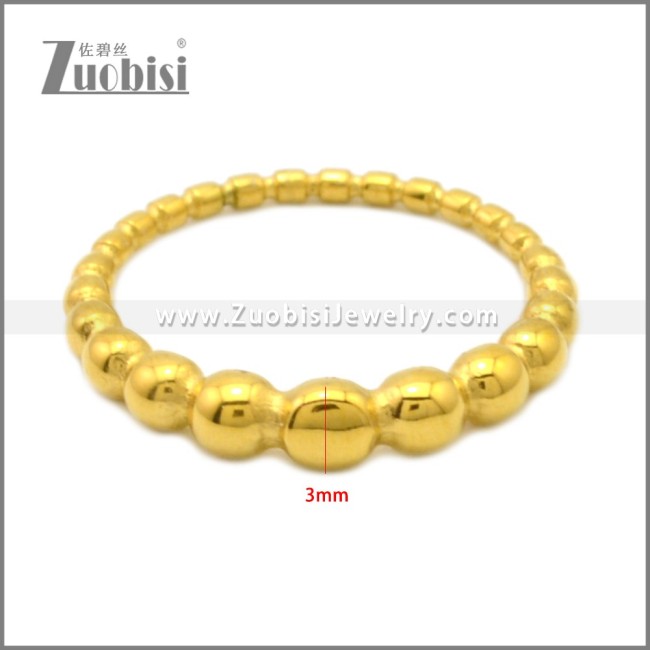 Stainless Steel Ring r009007G