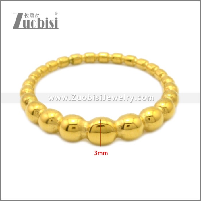 Stainless Steel Ring r009007G