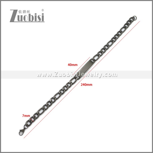 Stainless Steel Bracelet b010164H