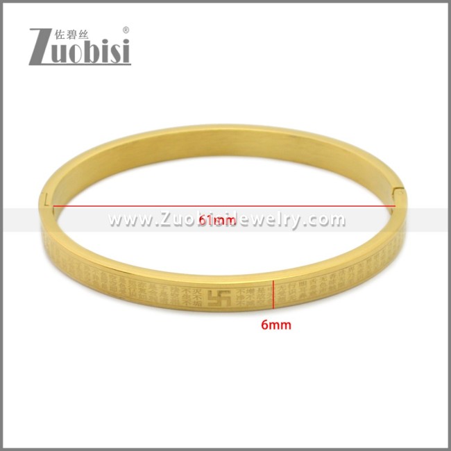 Stainless Steel Bangle b010148G2