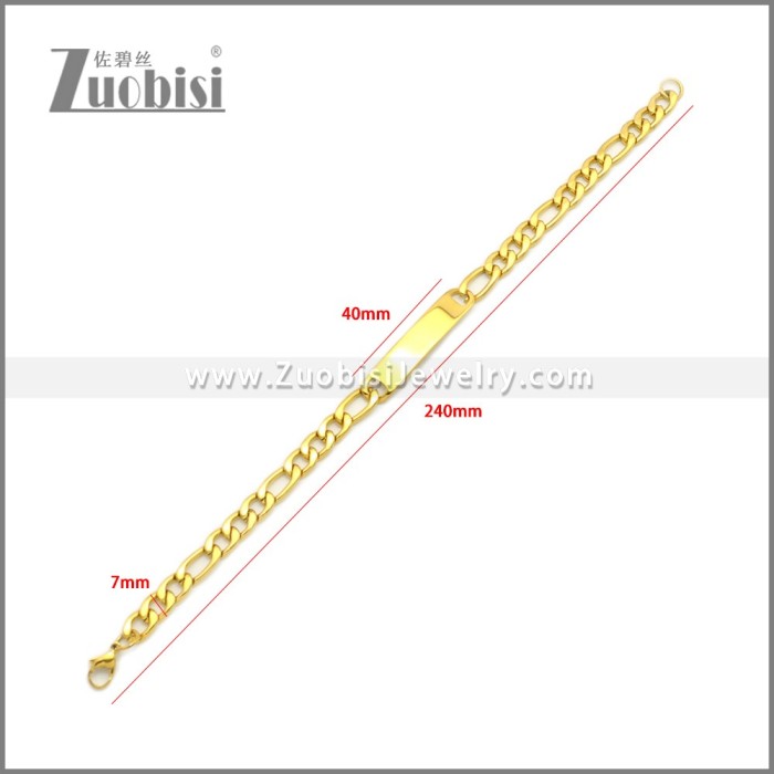 Stainless Steel Bracelet b010164G