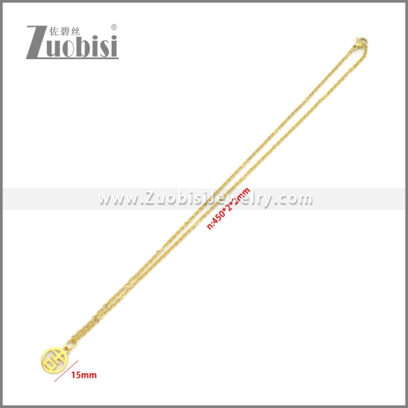 Stainless Steel Necklace n003240G