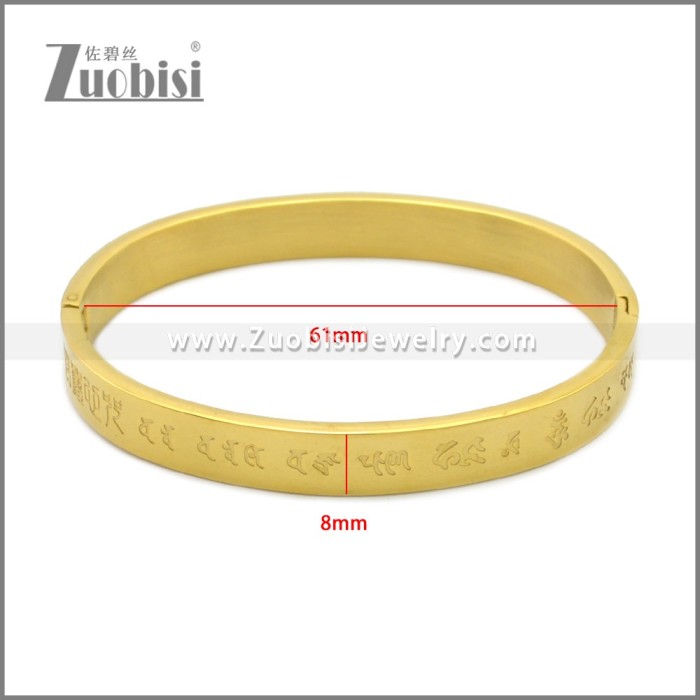 Stainless Steel Bangle b010155G
