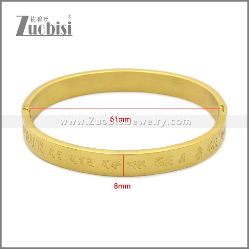 Stainless Steel Bangle b010155G