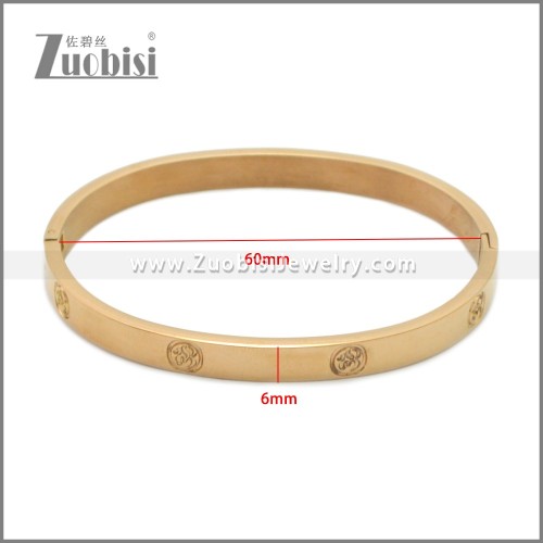 Stainless Steel Bangle b010151R