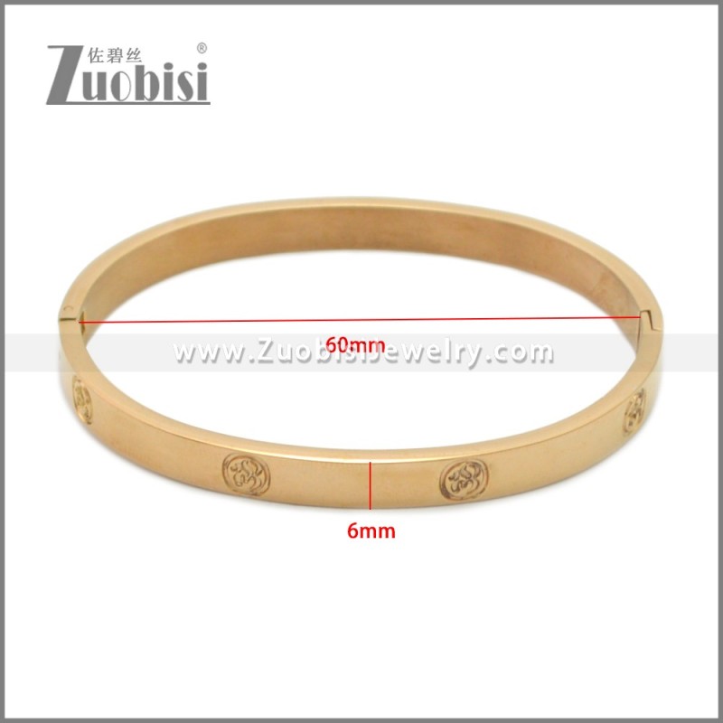 Stainless Steel Bangle b010151R