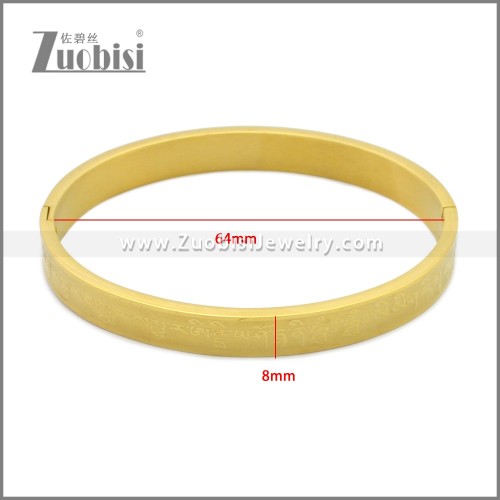 Stainless Steel Bangle b010150G2