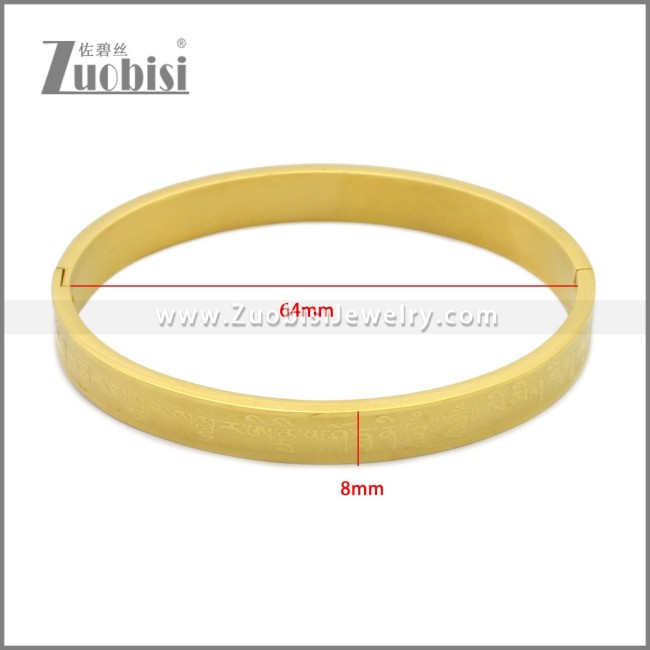 Stainless Steel Bangle b010150G2