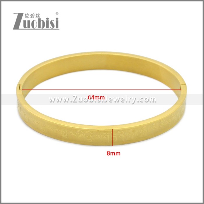 Stainless Steel Bangle b010150G2