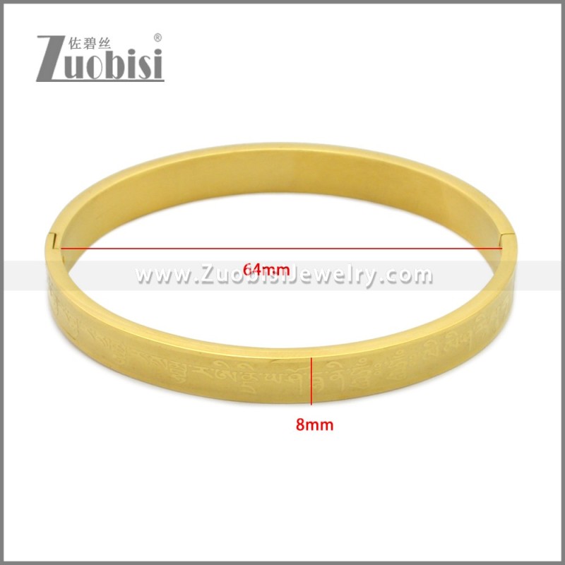 Stainless Steel Bangle b010150G2