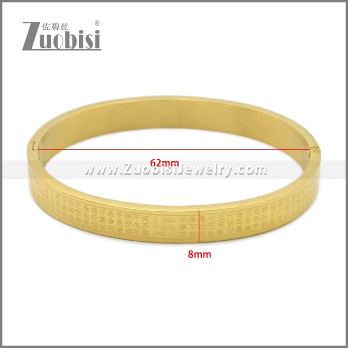 Stainless Steel Bangle b010148G1