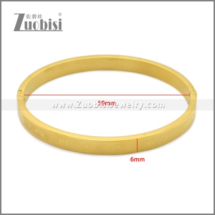 Stainless Steel Bangle b010149G2