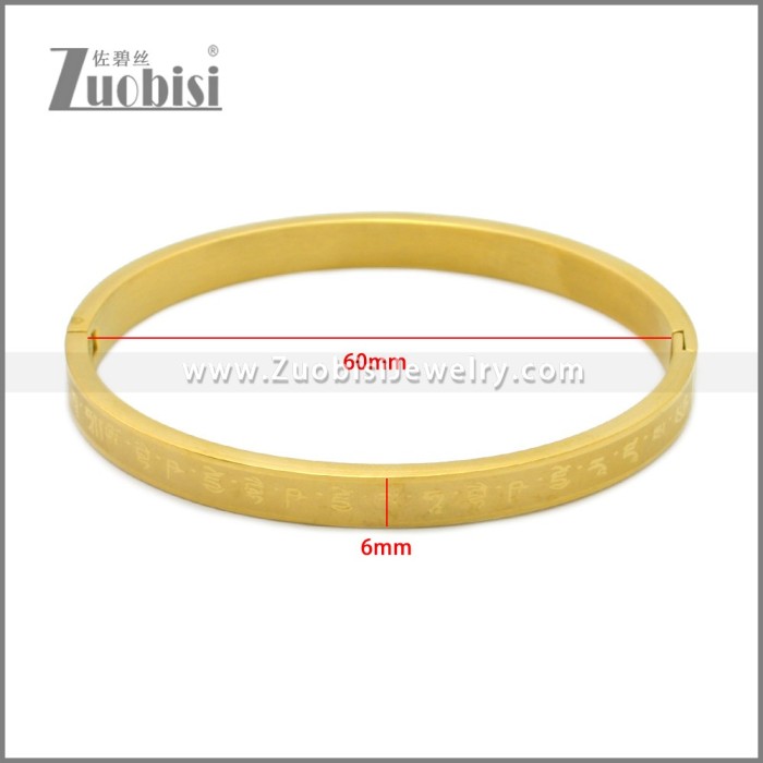Stainless Steel Bangle b010158G