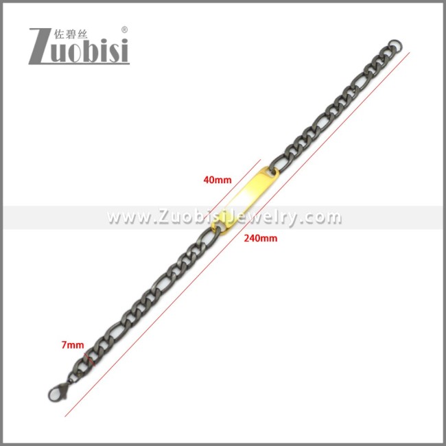 Stainless Steel Bracelet b010164HG