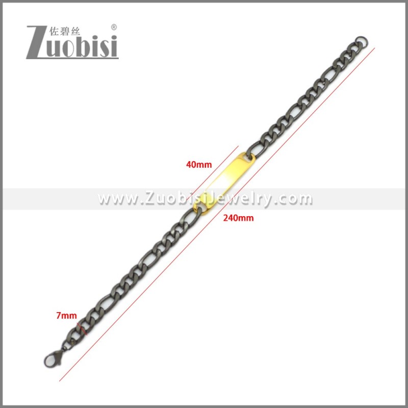 Stainless Steel Bracelet b010164HG