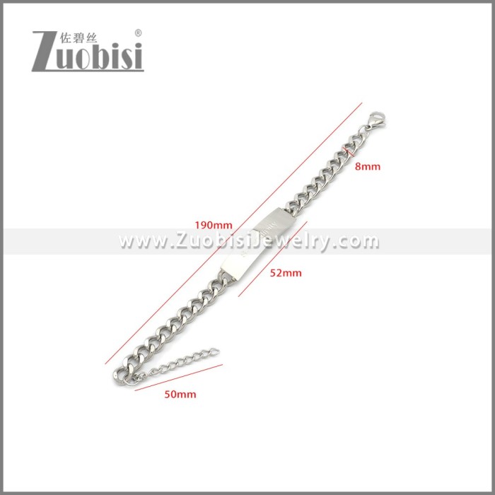Stainless Steel Bracelet b010174S