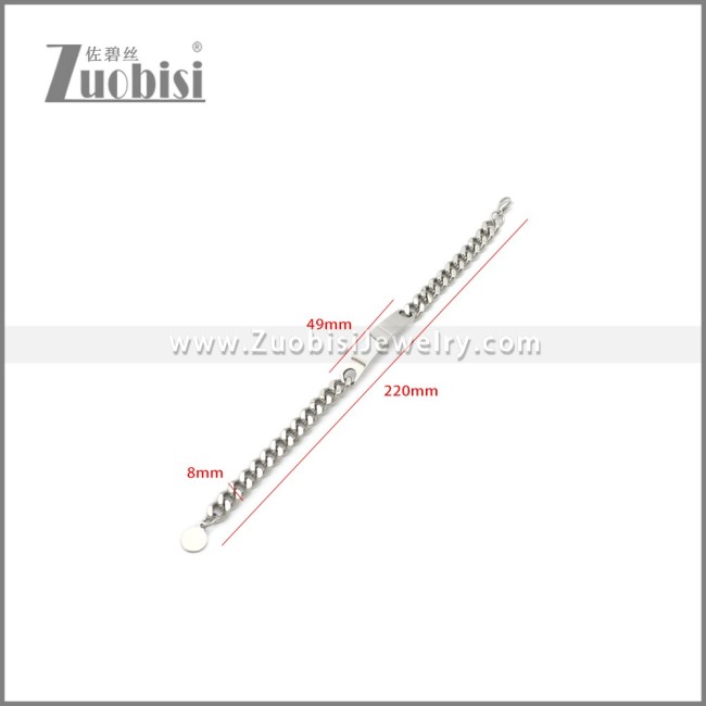 Stainless Steel Bracelet b010177S