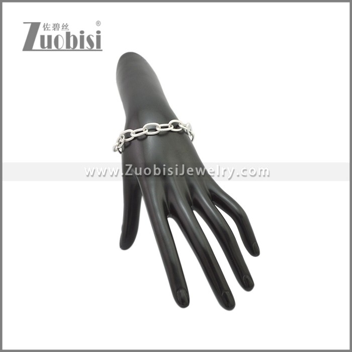 9mm Wide Silver Tone Stainless Steel Jewelry Set s002983S