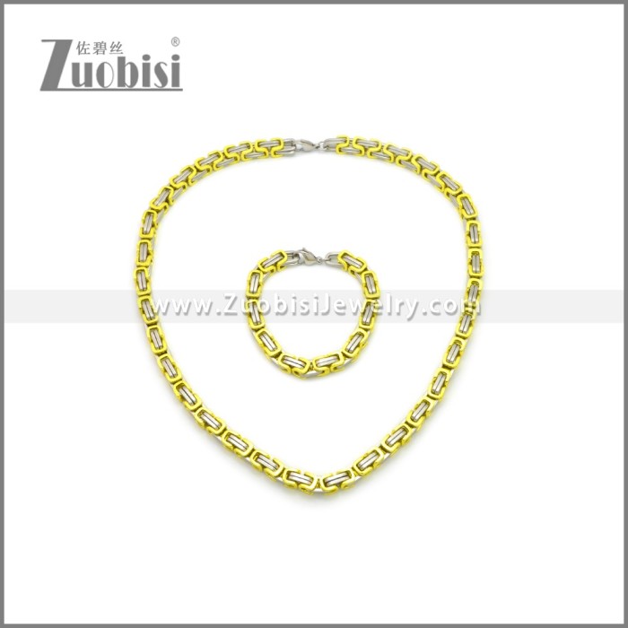 4mm Stainless Steel Jewelry Set s002977S4