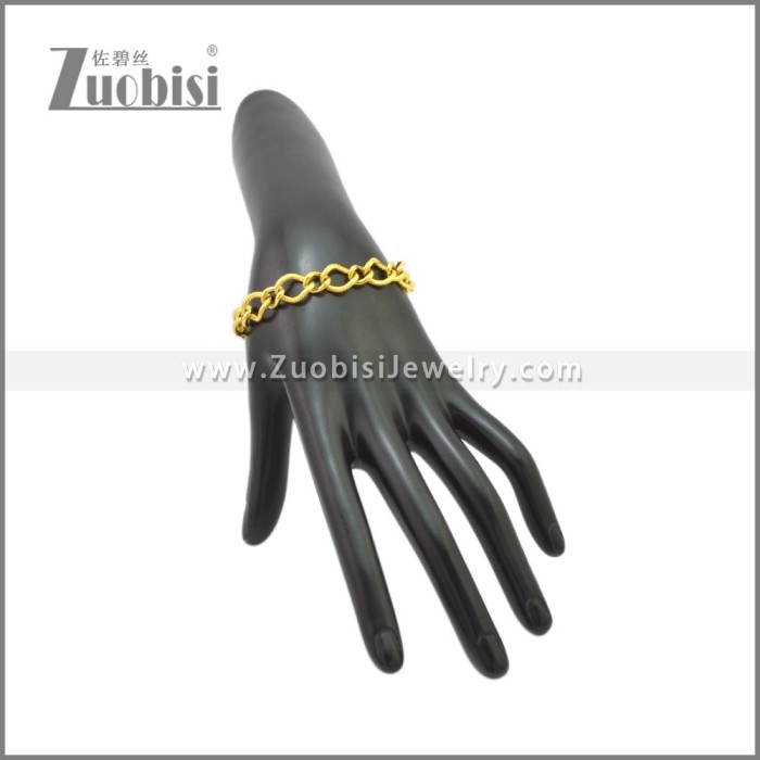 10mm Golden Stainless Steel Jewelry Set s002984G