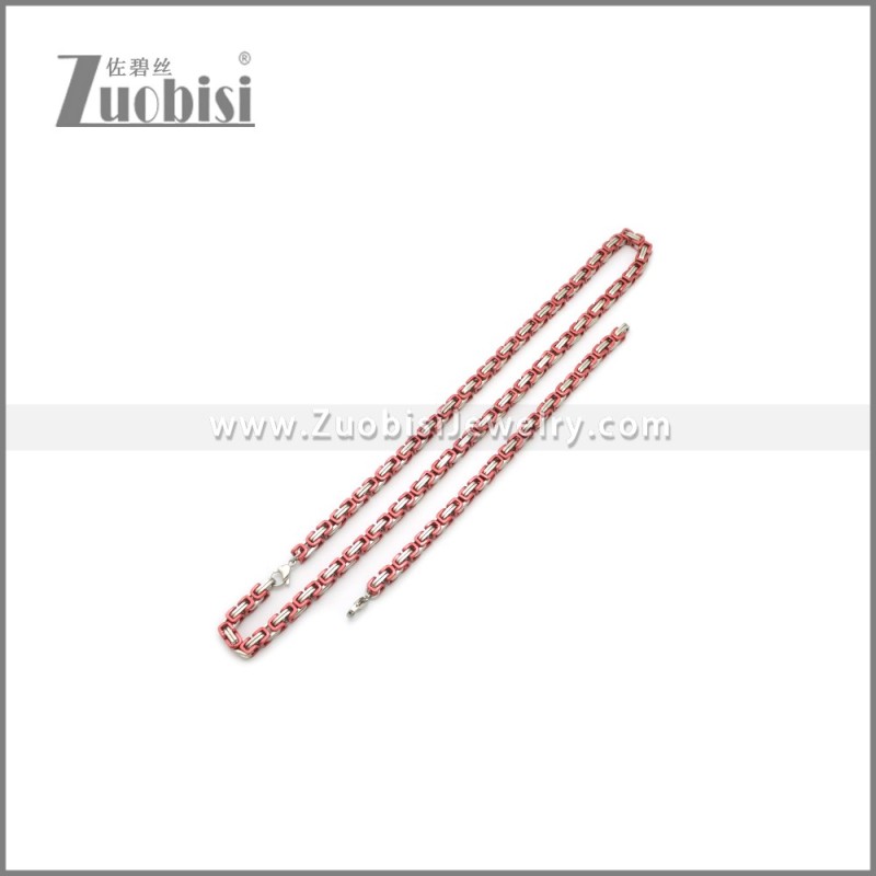 6mm Stainless Steel Jewelry Set s002978S2