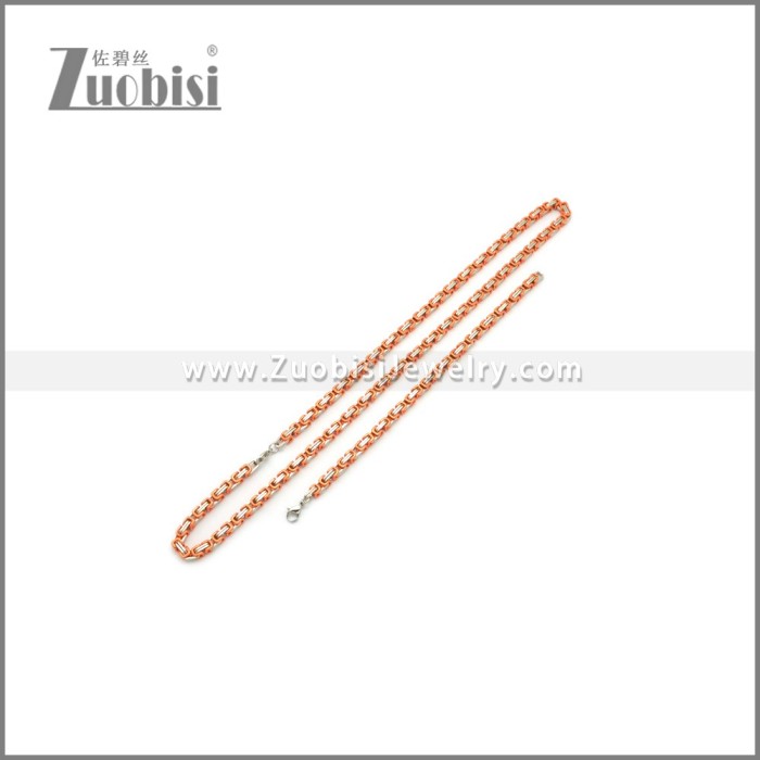 5mm Stainless Steel Jewelry Set s002980S3