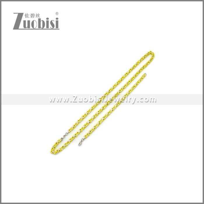 5mm Stainless Steel Jewelry Set s002977S3