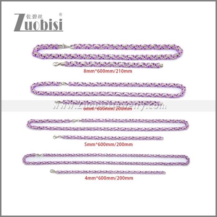 0.60cm Stainless Steel Jewelry Set s002981S2