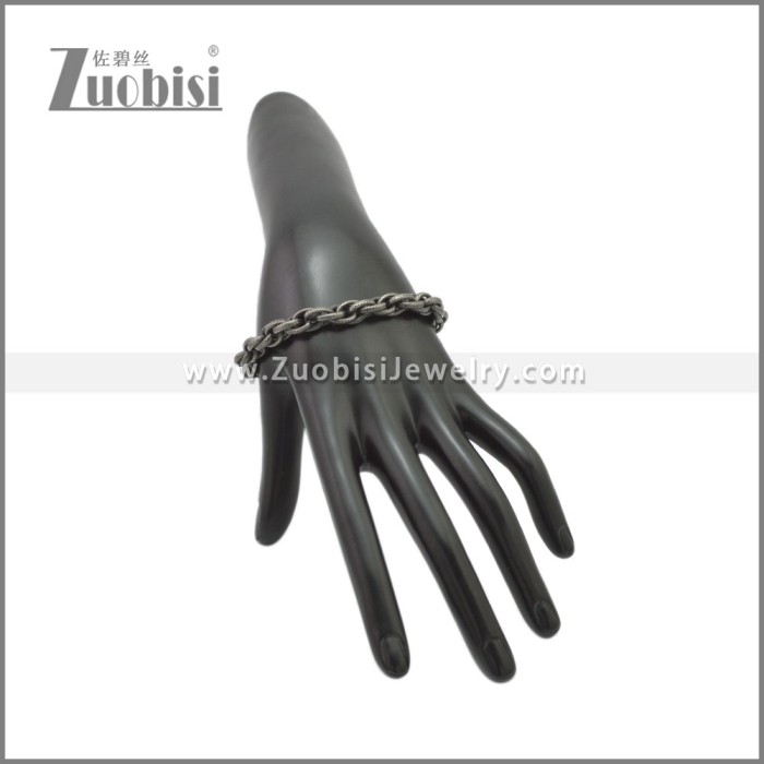 8mm Wide Stainless Steel Jewelry Set s002986A