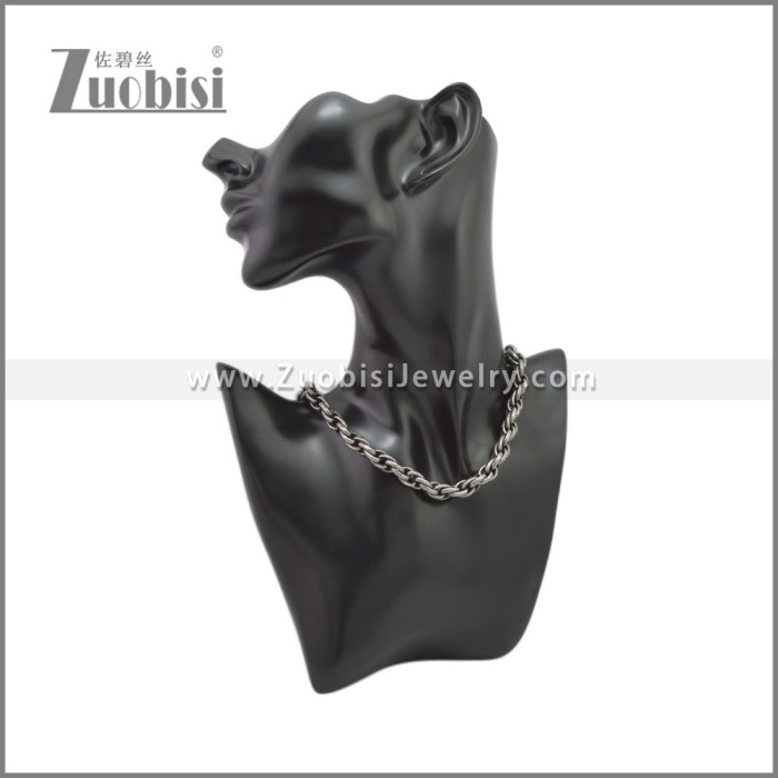 8mm Wide Stainless Steel Jewelry Set s002986A