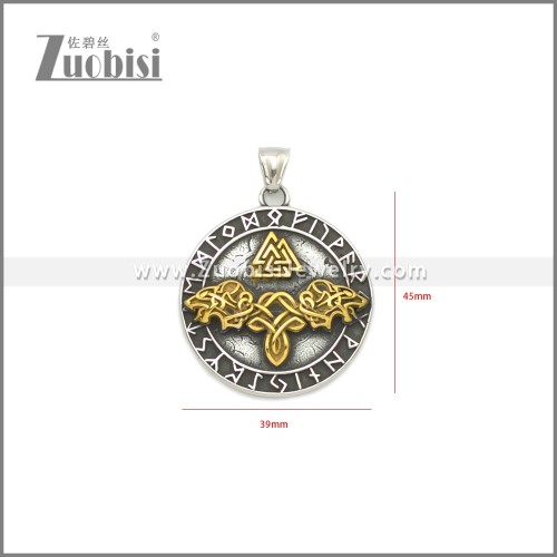Stainless Steel Pendant p011214SAG