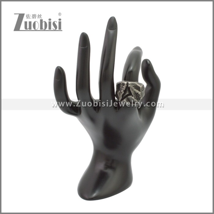 Vintage Stainless Steel Dinosaur Bone Rings r009093A