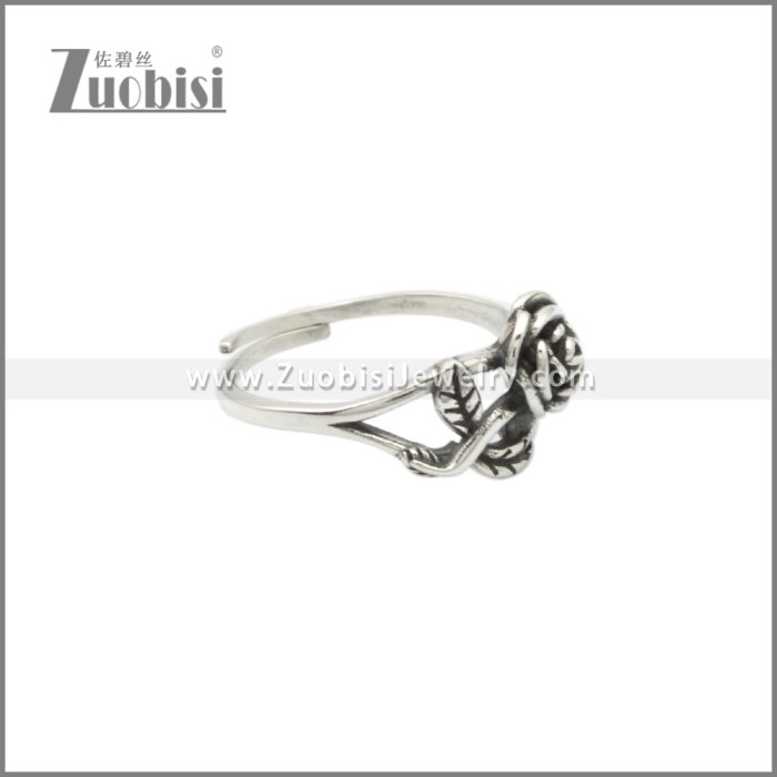 925 Sterling Silver Rose Rings r009127SA