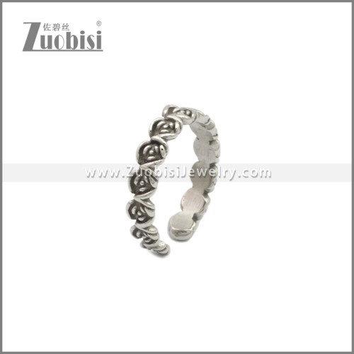 Girly Stainless Steel Rose Rings r009109SA