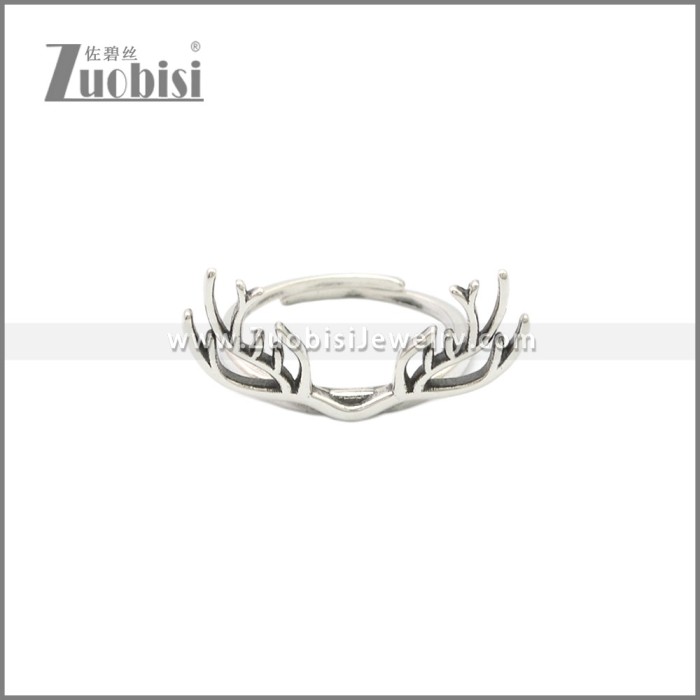925 Sterling Silver Deer Rings r009123S
