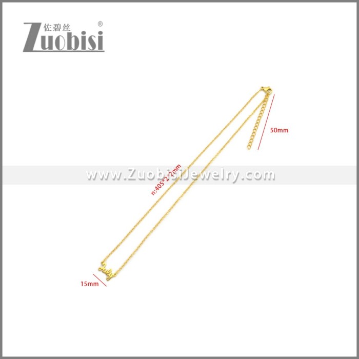 Stainless Steel Necklaces n003265G