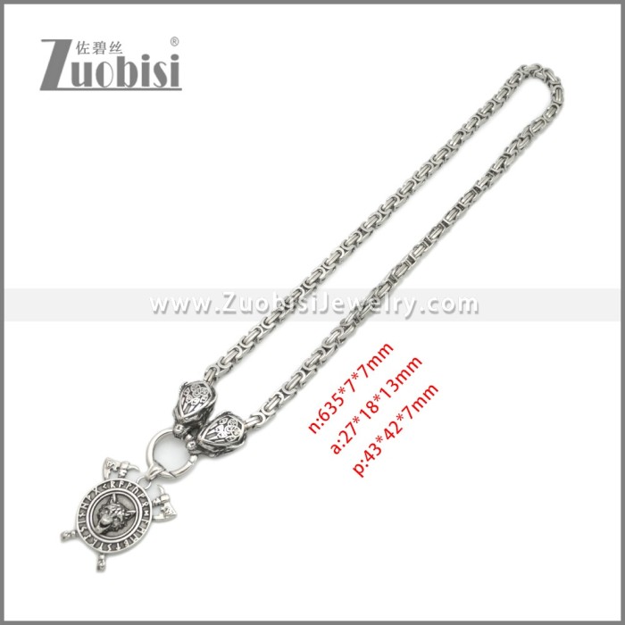Stainless Steel Necklaces n003283S10