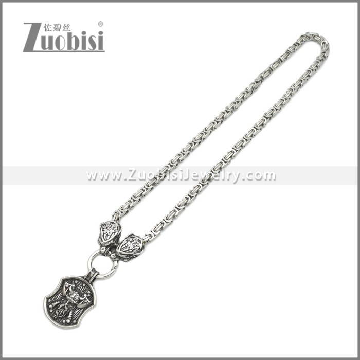 Stainless Steel Necklaces n003283S12