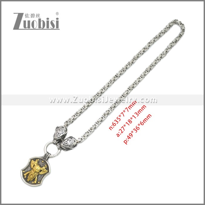 Stainless Steel Necklaces n003283S11