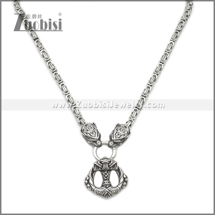 Stainless Steel Necklaces n003283S14