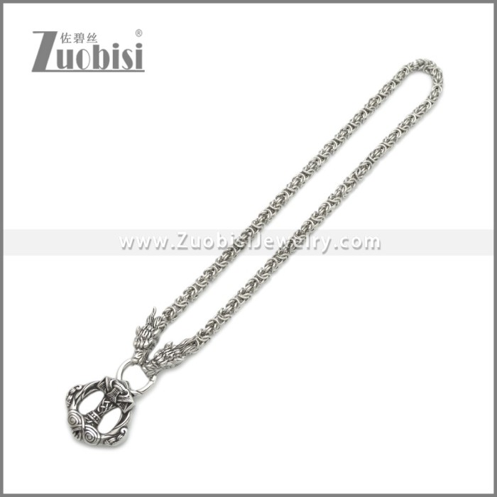 Stainless Steel Necklaces n003284S14