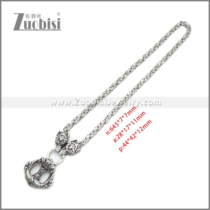 Stainless Steel Necklaces n003285S14
