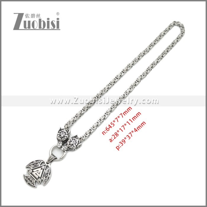 Stainless Steel Necklaces n003285S13