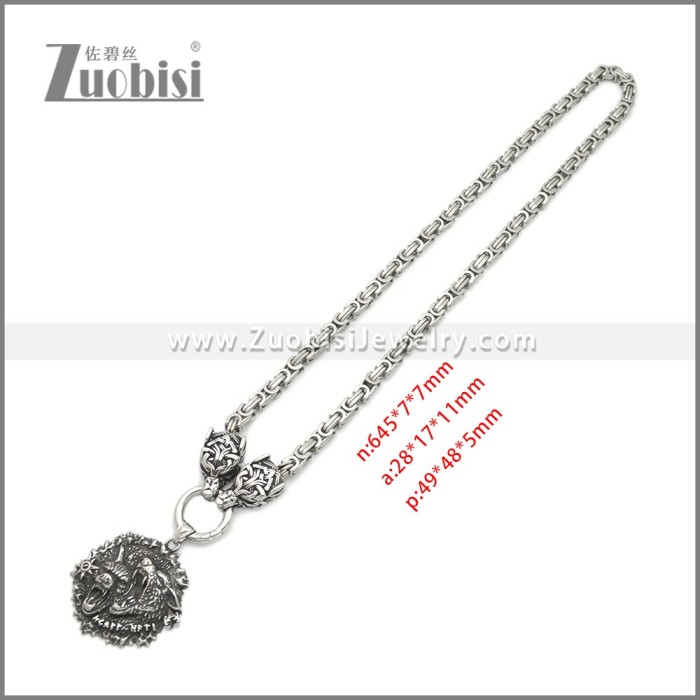 Stainless Steel Necklaces n003285S1