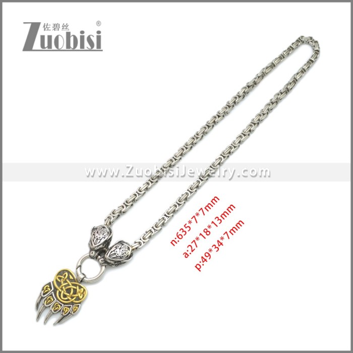 Stainless Steel Necklaces n003283S7